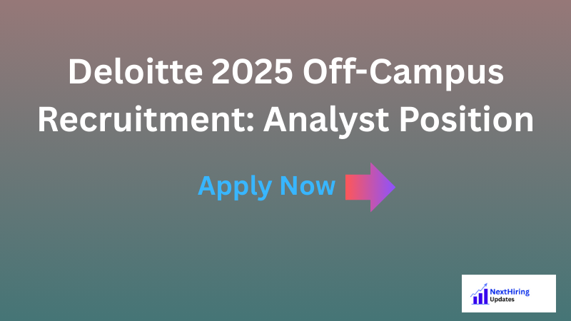 Deloitte Hiring
